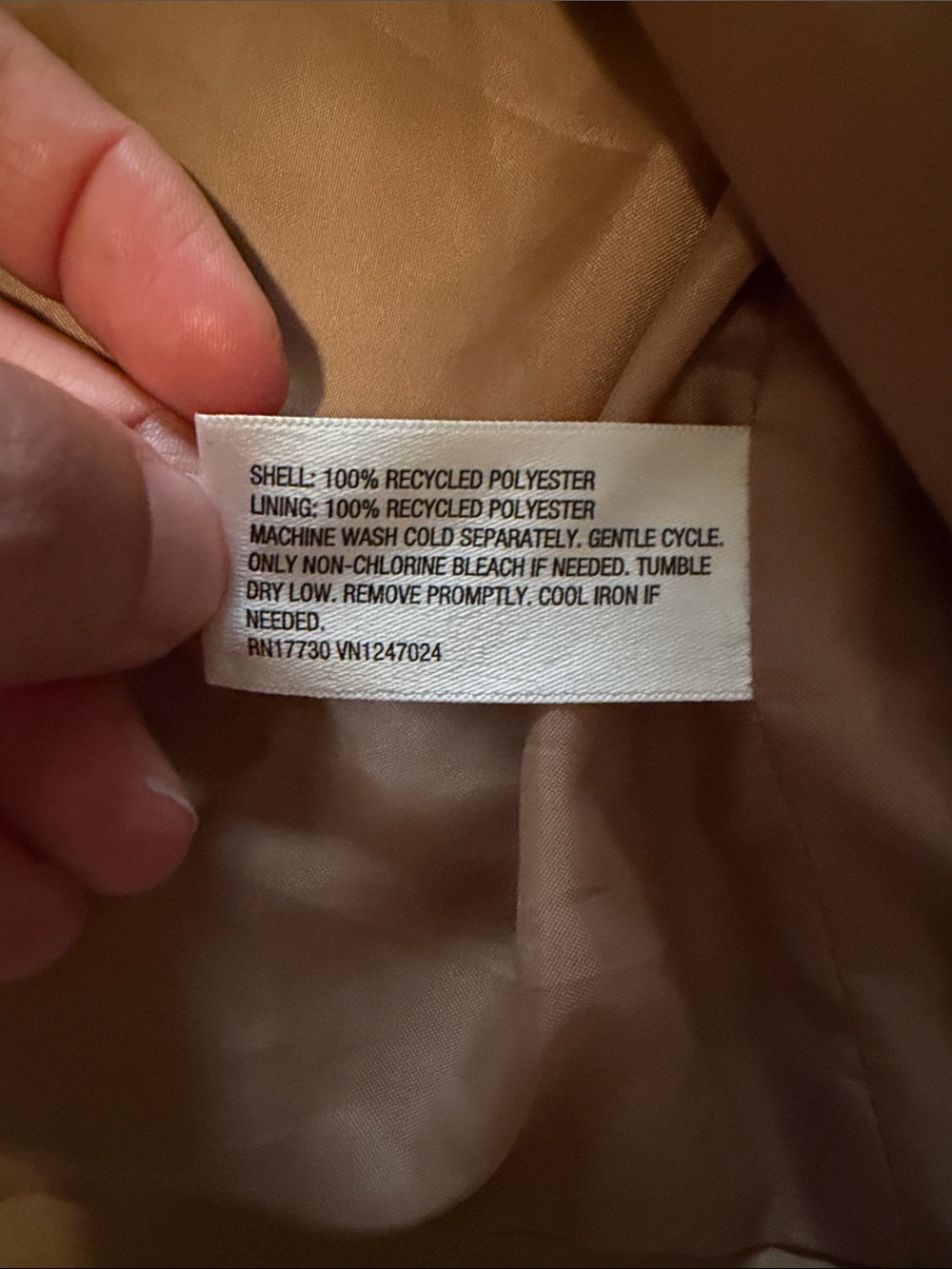 a new day Womens Double-Breasted Trench Coat in Khaki - Picture 3 of 5